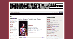 Desktop Screenshot of chicagotheaterbeat.com